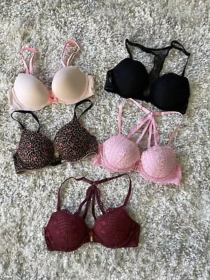 $250 Victoria’s Secret  Push Up Bra Lot Of 5 34B  NICE🩷❤️ • $69.99