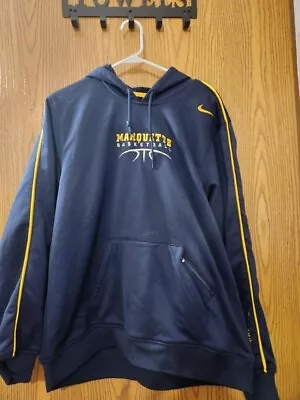Ncaa University Of Marquette Golden Eagles Nike Hooded Sweatshirt Men's Size S • $24.99