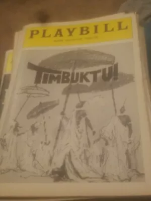  Timbuktu Playbill Play Bill Makr Hellinger Theatre Show Guide • $14
