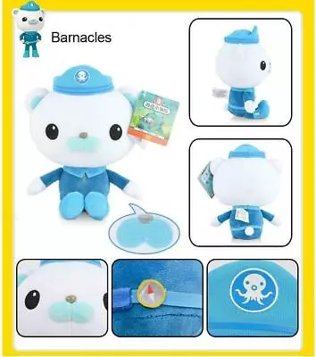 19CM The Octonauts Octo Crew Pack Barnacles Kwazii Peso Stuffed Plush Doll Toy • $21.36