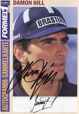 Damon Hill  Hand Signed Magazine Page (145x100mm). • £14.99