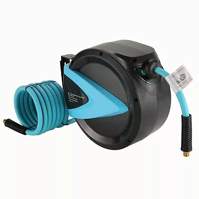 Retractable Air Hose Reel Wall Mount Penumatic Hose Reel 300PSI Garage Workshop • $84.99