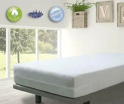 Anti Bed Bug Zipped Mattress Total Encasement Protector Cover All Sizes • £4.99