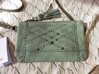 $99 • Buy Noosa Amsterdam Oshun Small Bag Sage Green Crossbody