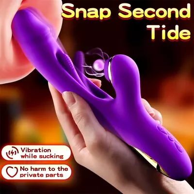 $69.95 • Buy Patting Rabbit Vibrator Clitoris Sucking Dildo G-spot Massager Sex Toy For Women