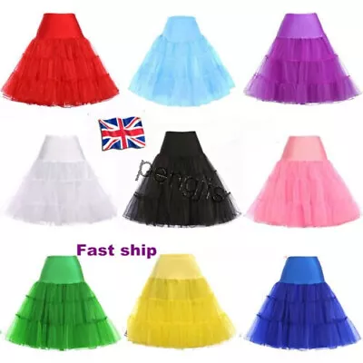 RULTA 26  Retro Net Underskirt 50s Swing Wedding Petticoat Rockabilly Fancy New. • £5.63