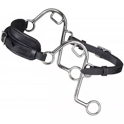 Showman Leather Nose Stainless Steel  S  Hackamore • $31.99