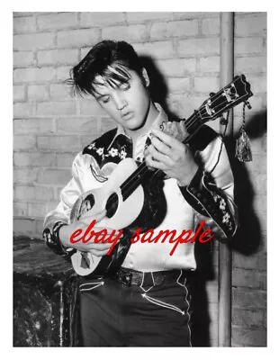 ELVIS PRESLEY CANDID PHOTO - On The Set Of The 1957 Movie LOVING YOU • $7.99