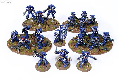 Warhammer 40k Ultramarines Dark Imperium - Painted Display Level - Space Marines • £867.78