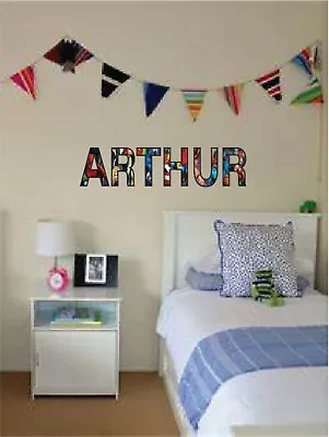 £9.50 • Buy Personalised Marvel Avengers Super Heroes Wall Sticker Art Decal Decor Vinyl 