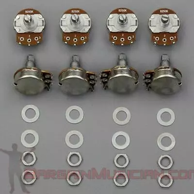 Lot Of 8 - 24mm B250K Volume / Tone Pots Guitar / Bass Linear Potentiometer • $9.74