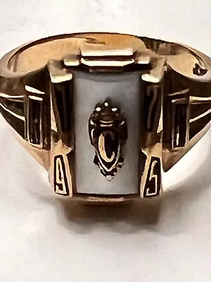 Vintage 1975 Womens Jostens Class Ring 10k Gold (tested) 5 Grams Size 5 • $201