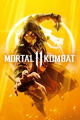 Mortal Kombat 11 Framed Game Poster - 11x17 13x19 | Scorpion | NEW USA • $9.99