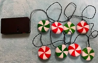 Gemmy Industries Musical Red And Green Christmas PepperMint Lights Vintage! • $18.99
