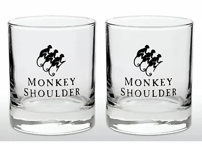 Monkey Shoulder Whisky Tumbler Glass X 2 • $18.89