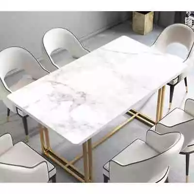 Marble Texture Dining Table Covers Oil-proof  Table Pad Home Decor Tablecloths • $107.69