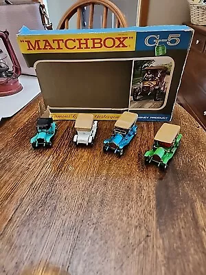 LESNEY Matchbox 1970 G5 Models Of Yesteryear Set Of 4 EUC • $20