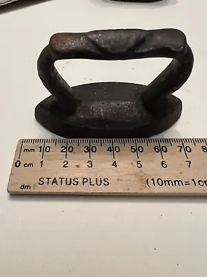 Vintage Miniature Iron Collectable Children's Toy Cast Iron Clothes Iron Antique • $7.32