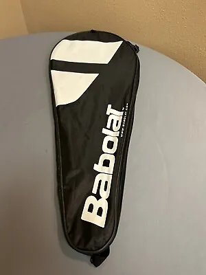 Babolat Tennis Racket Carry Case Bag W/ Strap Black White Lightweight 29 .  E1 • $14.88