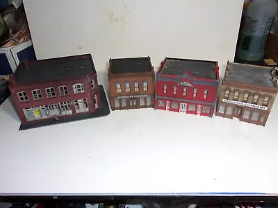 Four Built DPM Town Buildings   ( N ) • $79.95