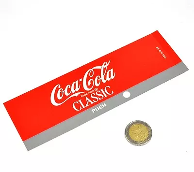 Vintage Coca-Cola Cavalier Vending Machine Label Sign Tag 01B • £10.88