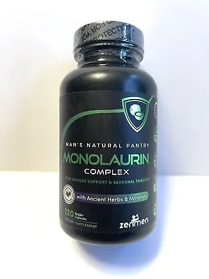 Monolaurin Complex 120 Capsules W/ Astragalus Cat’s Claw Beta Glu • $18.99