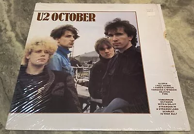 U2 October 1981 Rare Oop Vinyl 1st Pressing LP Island 90092-1 Bono Edge Gloria • $7.99
