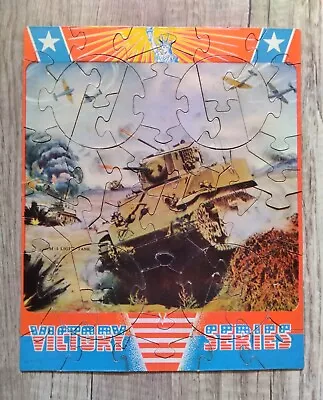 WWII Victory Series Puzzle ~ 1940s WW2  ~ M-5 Light Tank ~ Vintage Collectible  • $6.49