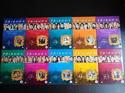 Friends Complete Series Season 1-10 DVD TV Boxset Comedy V. Good Free Post • £9.95