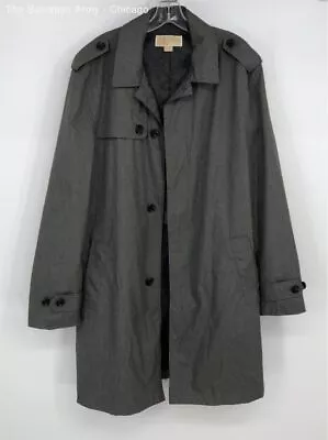 MICHAEL KORS GRAY WOMENS TRENCH COAT - Size M • $5.99