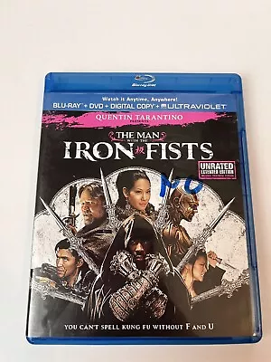 The Man With The Iron Fists (Blu-ray + DVD Unrated Extended) Quentin Tarantino • $7