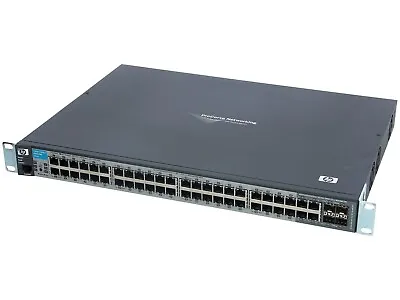 HP ProCurve J9022A 48-Port Gb Layer 2 Network Switch With Rack Ears • £29.99