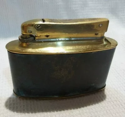 R Vintage Table Lighter Mylflam Diplomat Made In Germany Gilded Gold-plated 7942 • $29.99