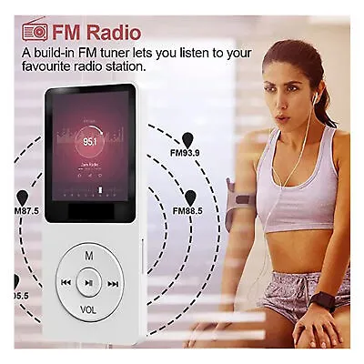Bluetooth HiFi MP3 Player MP4 Media FM Radio Audio Recorder Music PortableGrYt • $13.29