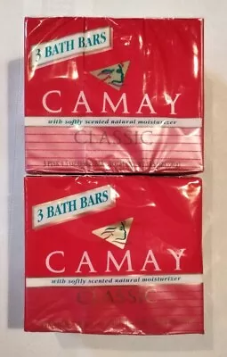 Camay Soap Pink Classic Softly Scented Beauty Bar (2) 3 Packs 4.5 Oz Each • £38.60