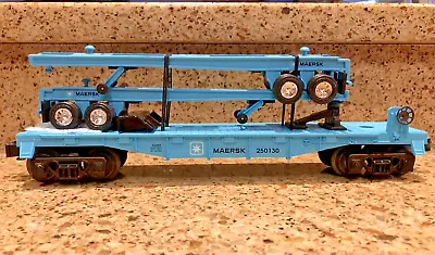 Lionel ~ 6-36092 Maersk Flat Car W/2 Trailer Frames • $89