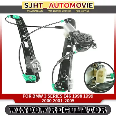 Window Regulator W/ Motor For BMW 316i 318i 328i 330i E46 1998-2005 Front Left • $65.99