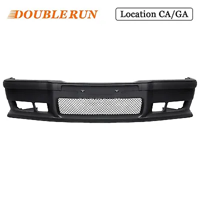 Fit 92-98 BMW E36 3Series 1Pc M3 Style Replacement Front Bumper Body Kit+Grille • $126.75