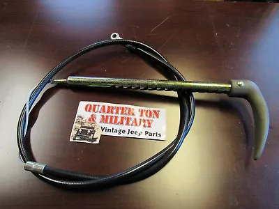 Parking Brake Cable And Cane Fits MB GPW Willys CJ2A CJ3A Jeep G503 • $42