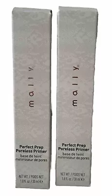 Lot For 2 MALLY Perfect Prep Poreless Primer With Pump ~ 2 X 1.0oz NIB-2 Pcs. • $15.49