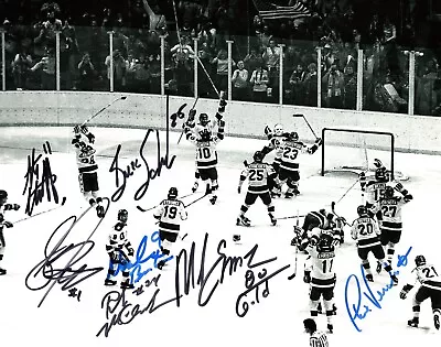 Miracle On Ice 1980 Gold Olympic Signed Autograph Photo! Broten! Eruzione! +5 ! • $174.99