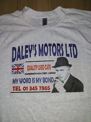 Arthur Daley's Motors Minder T-shirt Medium New Ash Grey  Retro Tv 70's 80's • £10.99