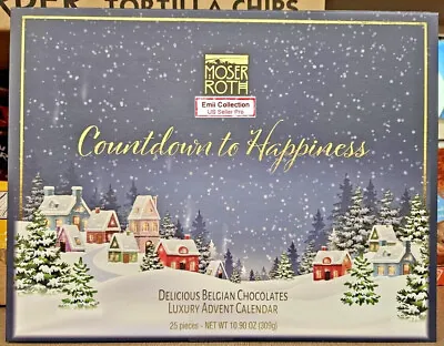 Moser Roth Countdown To Happiness Luxury Advent Calendar 25 Pieces 10.9oz Bundle • $39.99