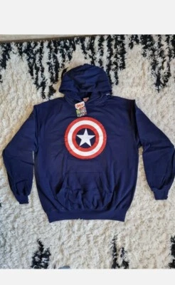 £15.99 • Buy Mens Marvel Avengers Captain America Hoodie Size XL New