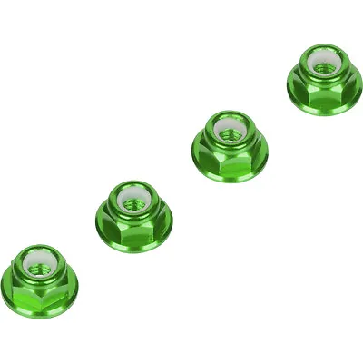 Green 4MM Wheel Nuts (Set Of 4) For Traxxas Arrma Axial Racing HPI TLR ECX • $9.99