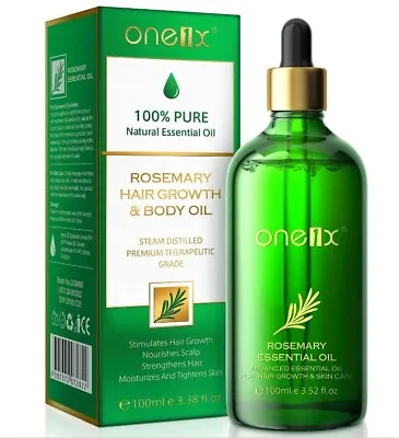 ROSEMARY OIL Hair Growth Hair REGROWTH Strengthening HAIR TREATMENT OIL 100ml • £6.80