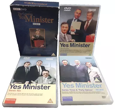 Yes Minister The Complete Collectors Box Set DVD 4 Discs 2004 • £6.99