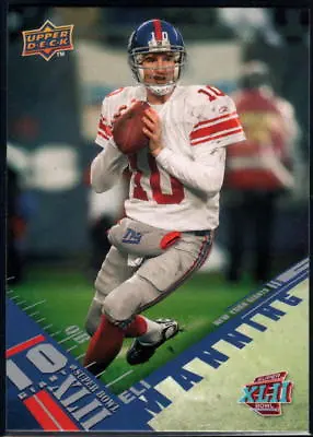 2008 Upper Deck Super Bowl XLII New York Giants - Pick A Player • $1.79