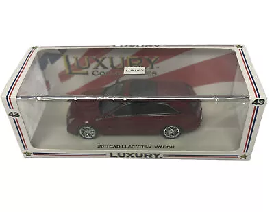 Luxury Collectibles 1/43 Cadillac 2011 Cts-v Wagon Crystal Red New • $19.95