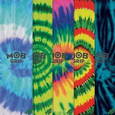 New Mob Tie Dye Assorted-Color Skateboard Griptape - 9in X 33in (1 Sheet) • $14.95